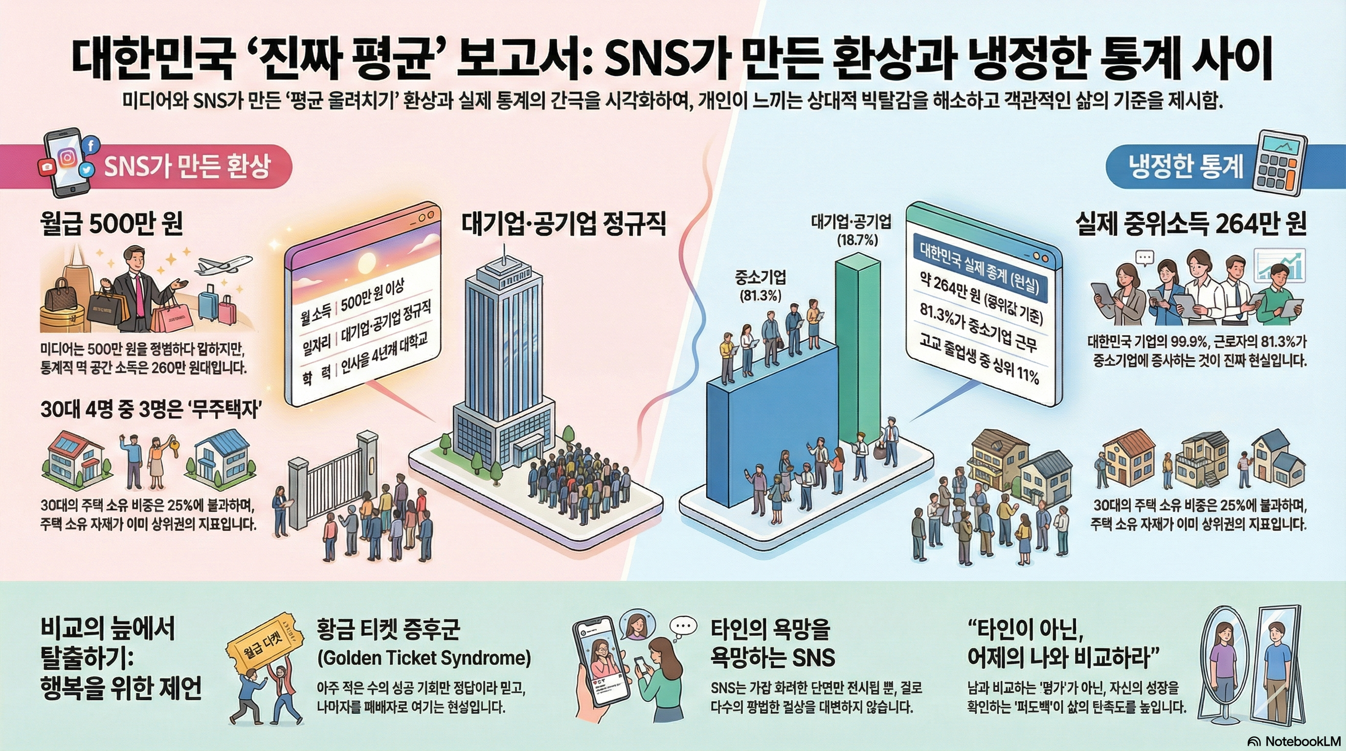 당신은 생각보다 괜찮게 살고 있다: 대한민국 '평균'이 숨겨온 5가지 반전